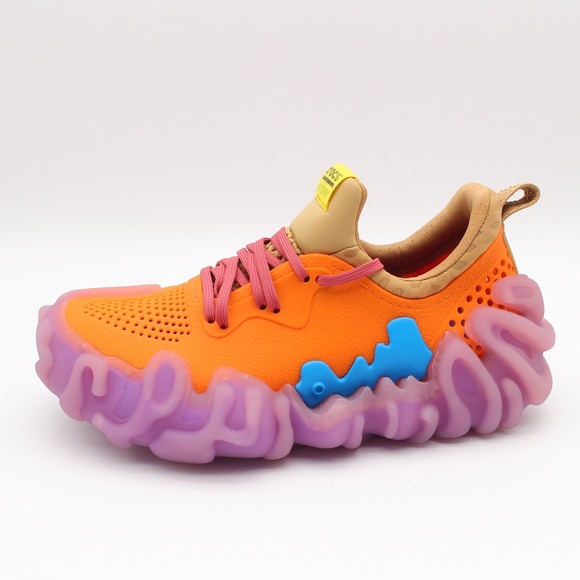 Crocs Salehe Bembury x Juniper Sneaker Womens Size 7 Orange Purple Lace Up - Picture 4 of 13
